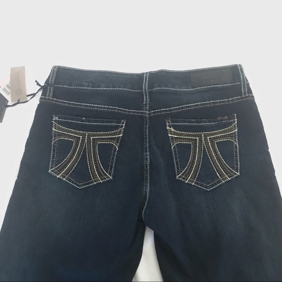 SOLD! 💚Seven7 Straight Jeans NWTs - Picture 3 of 7